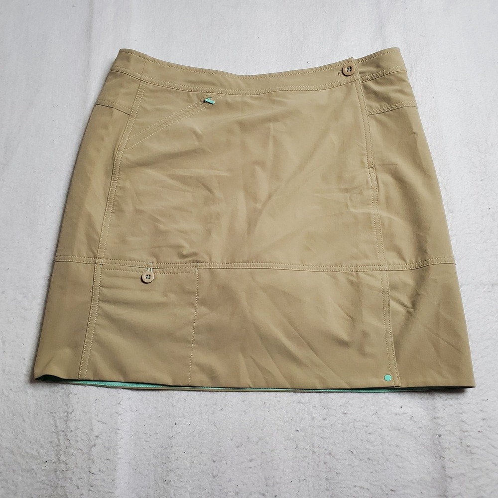 Eddie Bauer Women's Skort Tan Outdoor Hiking Sport 2006 Size 8